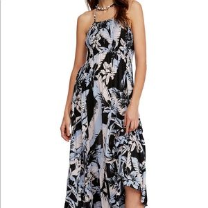 NWOT FP Heat Wave Floral Print High/Low Dress, S